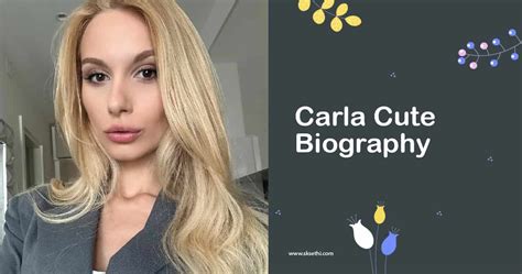 Carla Cute Biography, Age, Height, Career, Wiki, Boyfriend, .